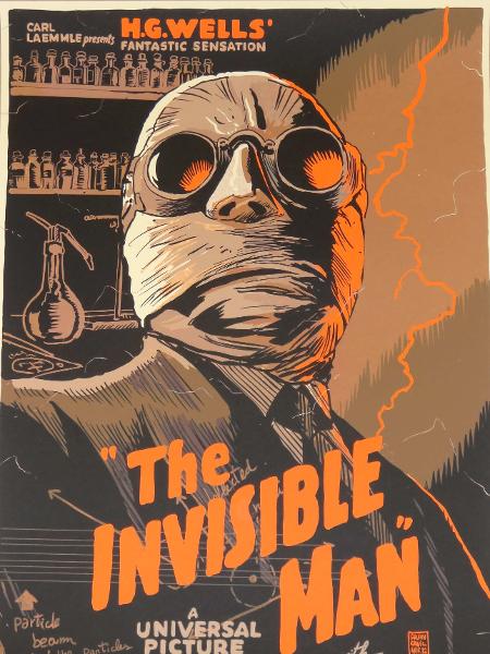 Pôster de "O Homem-Invisível", de 1933 - Divulgação - Divulgação