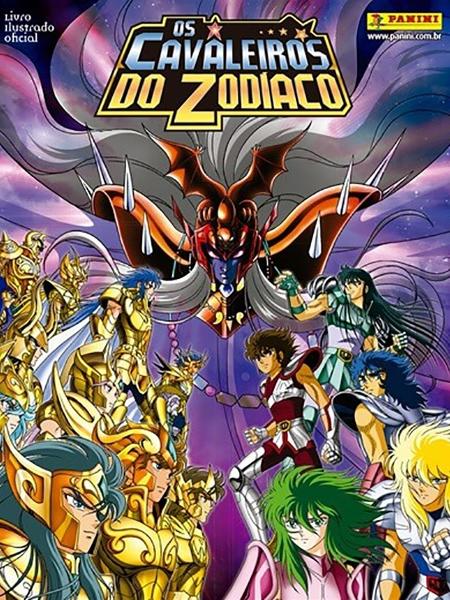 Álbum de figurinhas de Cavaleiros do Zodíaco - Divulgação - Divulgação