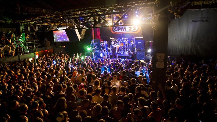Show do CPM 22 no Hangar 110, em São Paulo - Marcelo Justo/UOL - Marcelo Justo/UOL