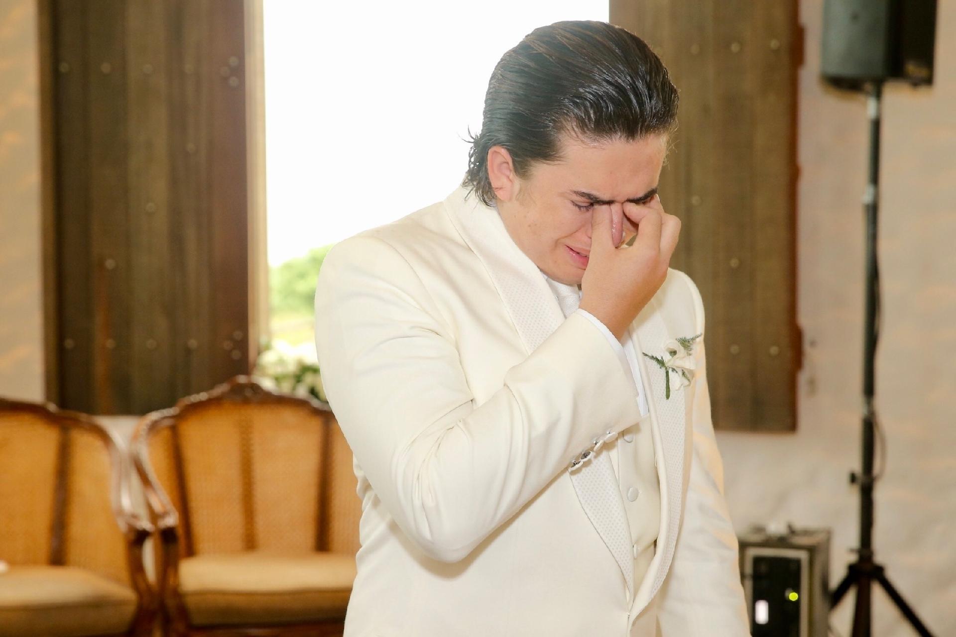 Whindersson Nunes chora antes de se casar com Luísa Sonza em São Miguel dos Milagres, litoral de Alagoas - Manuela Scarpa/Brazil News