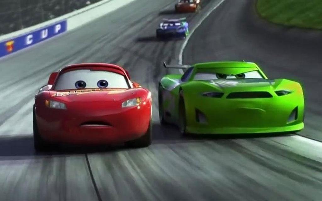 Cena de "Carros 3" (2017) - Divulgação