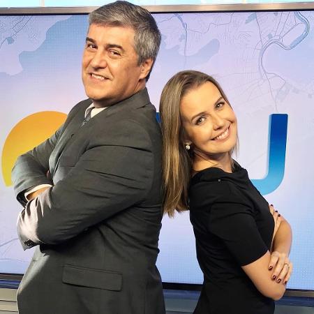 Flávio Fachel e Silvana Ramiro no "Bom Dia RJ", telejornal local da Globo para o Rio de Janeiro - Reprodução/Instagram/silvanaramiro - Reprodução/Instagram/silvanaramiro