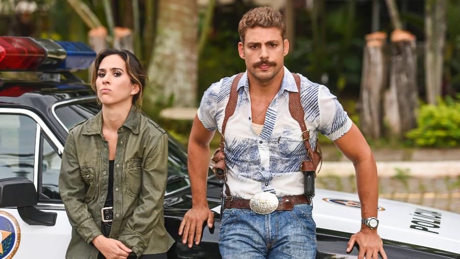 Tatá Werneck e Cauã Reymond em cena de 'Uma Quase Dupla'