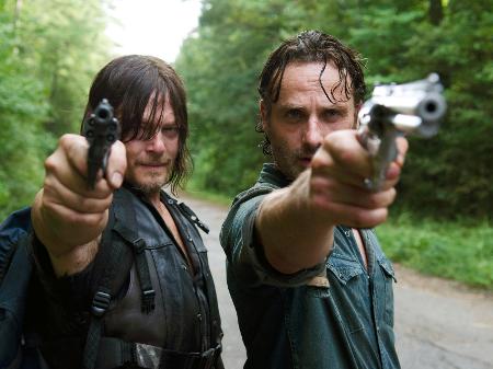 Daryl e Rick em cena de "The Walking Dead" - Divulgação