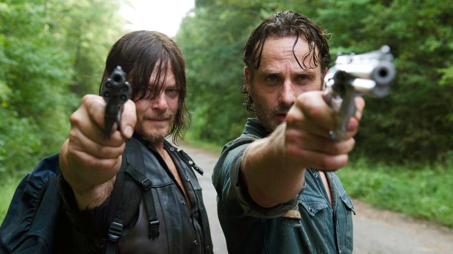 Daryl e Rick em cena de "The Walking Dead" - Divulgação