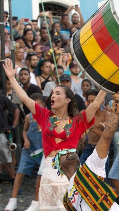 Cláudia Leitte Olodum - Osmar Gamma/Divulgação - Osmar Gamma/Divulgação