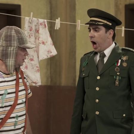 Bolsonaro chama Chaves de "vagabundo" em sátira do "Tá no Ar" - Reprodução/TV Globo - Reprodução/TV Globo