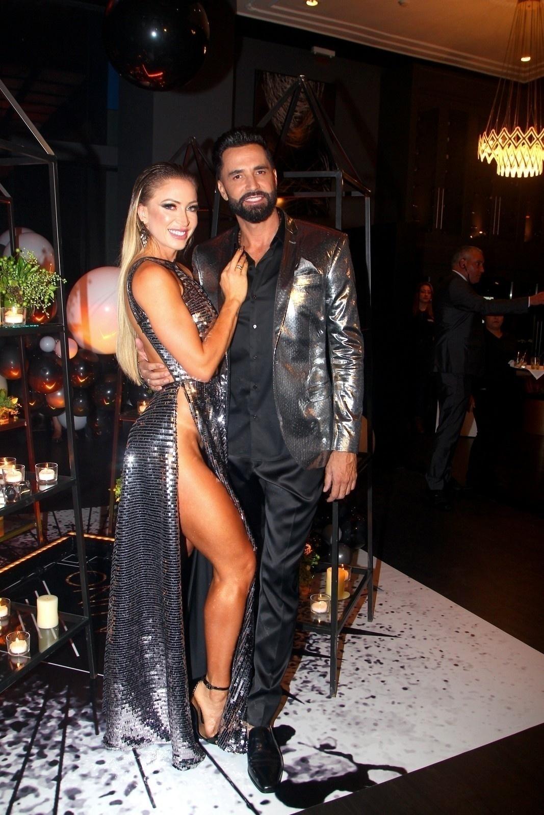 latino e namorada jessica rodrigues - Marcello Sá Barreto/Brazil News