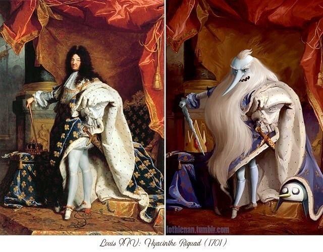 Artista transforma personagens da cultura pop em protagonistas de obras clássicas - Lothlenan/Reprodução Instagram