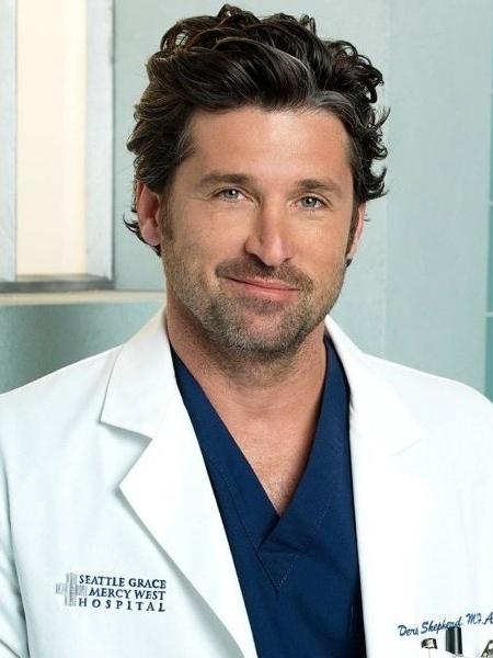 Patrick Dempsey como o Dr. Derek Shepherd em "Grey"s Anatomy" - Divulgação