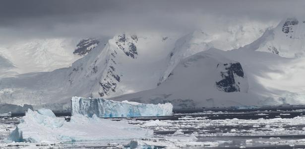 Estreito de Gerlache, na Antártica 