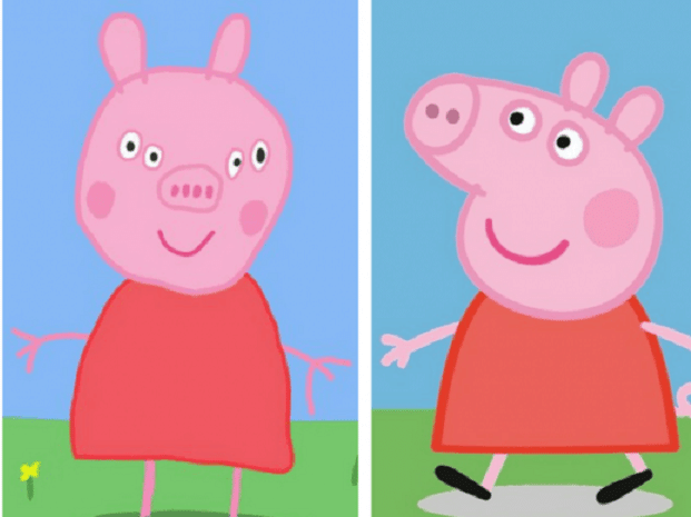 Casa Peppa Pig em papelão II