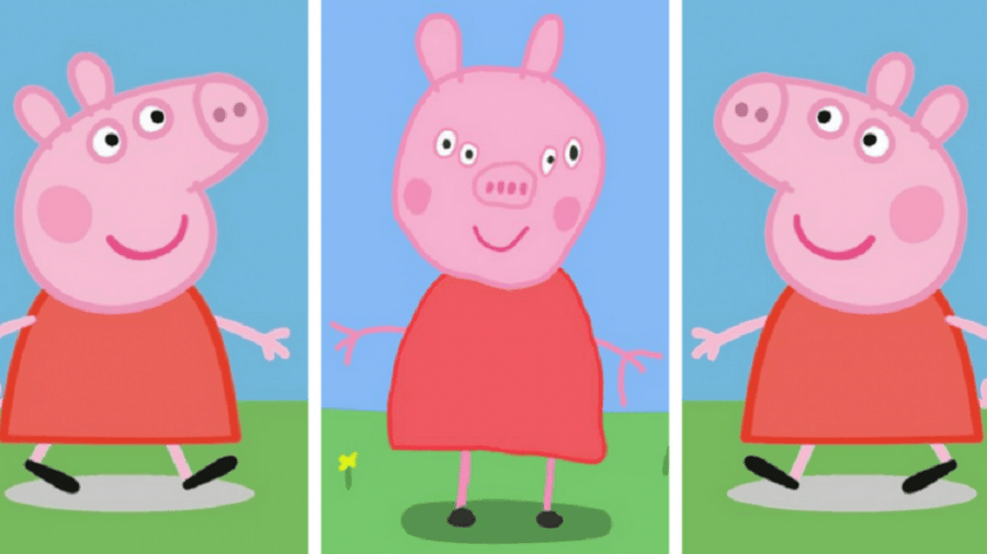 As diferentes "facetas" de Peppa Pig - Reprodução/Twitter/sssniperwolf
