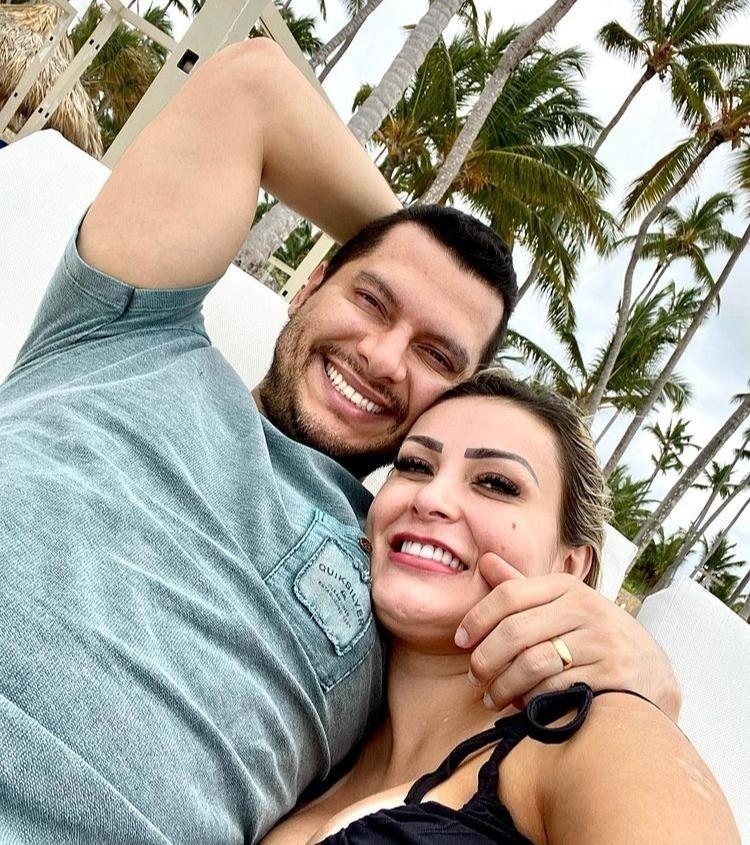 Andressa Urach e Thiago Lopes em lua de mel na República Dominicana - Reprodução / Instagram