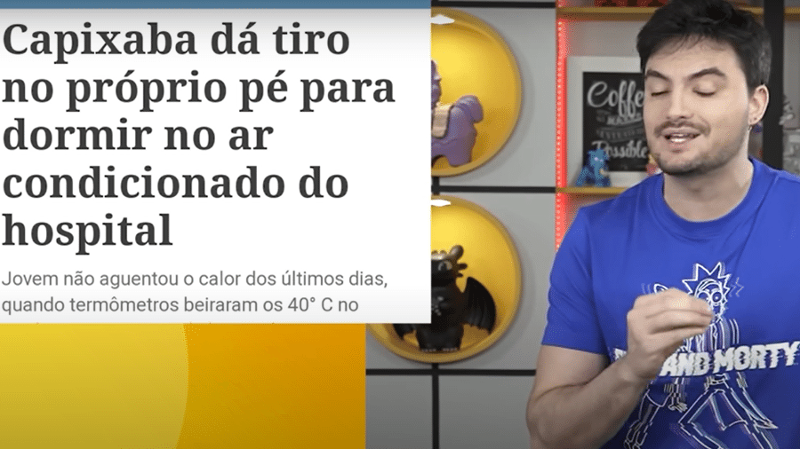 Felipe Neto cai em "fake news" de site de humor - Youtube/Reprodução