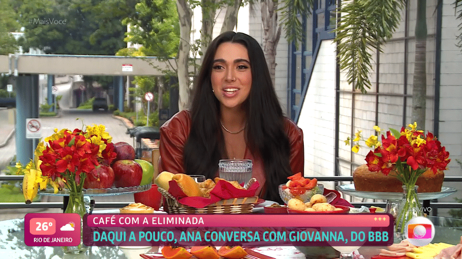 BBB 24: Giovanna participa do 'Café com Eliminado' no 'Mais Você'