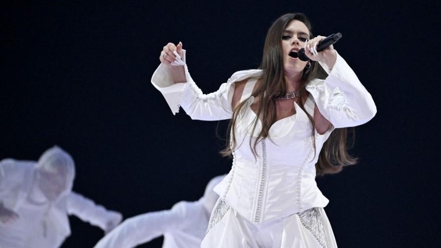 A cantora portuguesa Iolanda disputa o prêmio Eurovision - Jessica GOW / TT News Agency / AFP