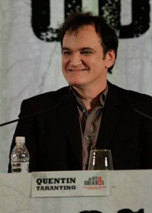 23.11.2015 - O cineasta americano Quentin Tarantino apresenta em São Paulo o filme "Os 8 Odiados" - Carlos Villalba/Efe