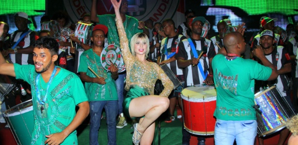 Julianne Trevisol em ensaio da Grande Rio - Rodrigo dos Anjos/AgNews - Rodrigo dos Anjos/AgNews