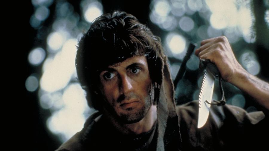 Sylvester Stallone em cena de "Rambo - Programado Para Matar" - Reprodução