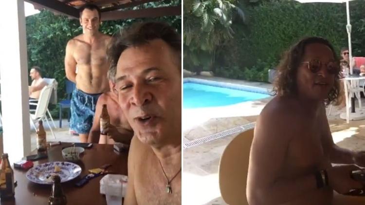 Sergio Guizé,  Nelson Freitas e Fábio Lago - Reprodução/Instagram - Reprodução/Instagram