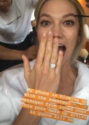 Anel noivado Karlie - Instagram - Instagram