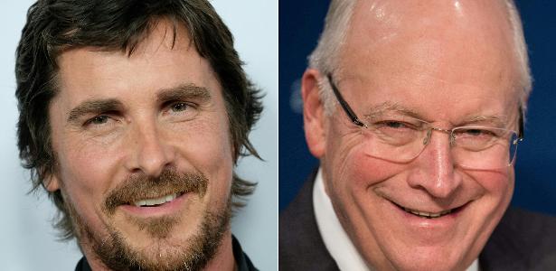 Montagem com o ator Christian Bale (esq.) e o ex-vice presidente americano Dick Cheney - Chris Delmas/Nicholas Kamm/AFP - Chris Delmas/Nicholas Kamm/AFP