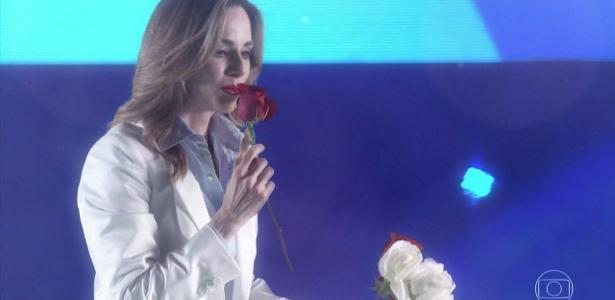 Ana Furtado "substituiu" Roberto Carlos em "Tá no Ar" em fevereiro de 2018 - Reprodução/Globo - Reprodução/Globo