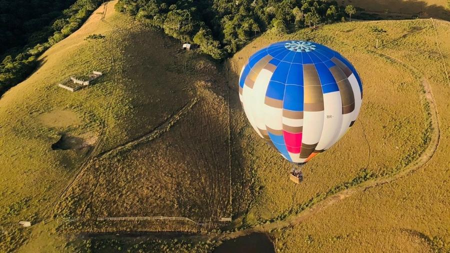 Voo de balão em Cambará do Sul (RS)