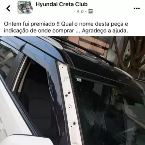 Reprodução / Grupo de donos do Hyundai Creta no Facebook