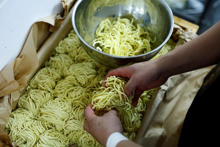 O dono da loja de ramen Menya Taisei, Taisei Hikage