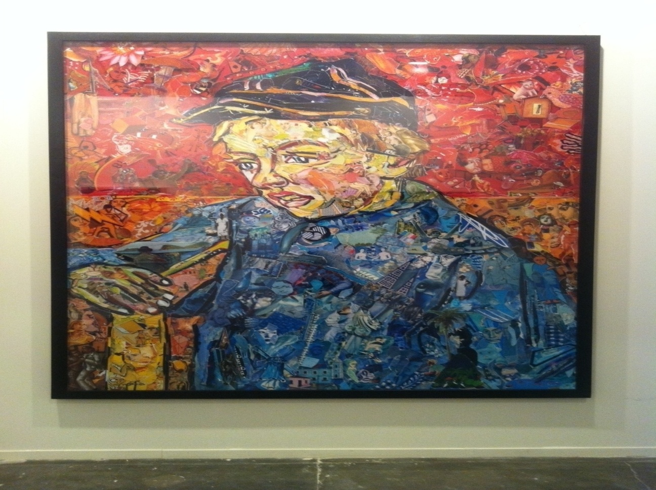 Obra de Vik Muniz, que faz uma releitura de Van Gogh, na SP-Arte - Roseane Aguirra/UOL