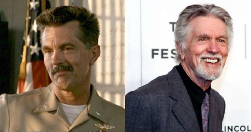 Tom Skerritt tinha 55 anos quando interpretou Viper, o admirado instrutor dos jovens pilotos americanos - AFP Photo