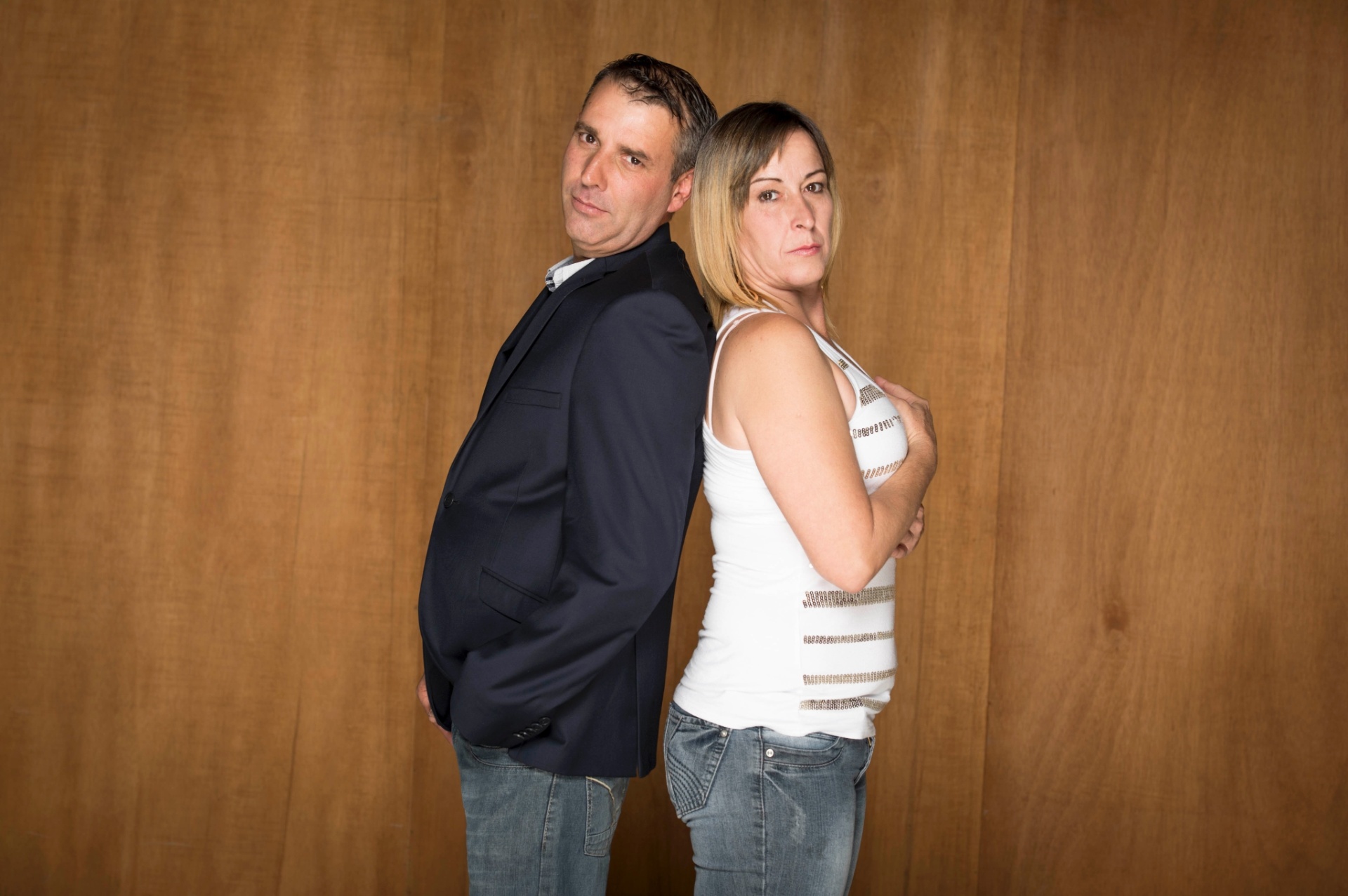 Flávia e Luiz: Luiz convive com Flavia (43) há 13 anos e é O AGRESSIVO. Ele tem uma filha de outro casamento que mora com a mãe. Da boca do Luiz só saem xingamentos e ofensas para a Flavia - Divulgação/Fox