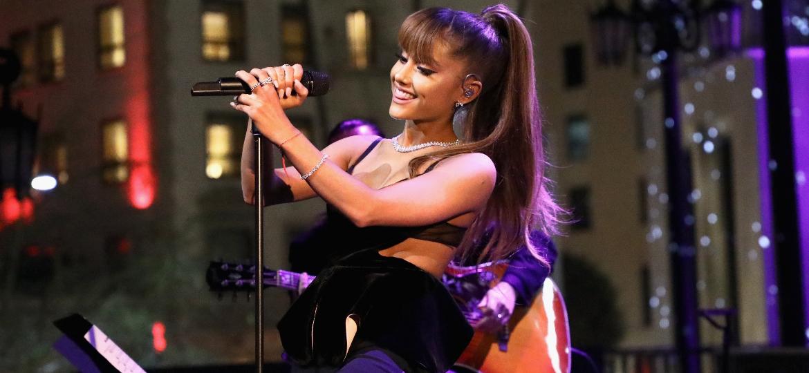 13.out.2016 - Ariana Grande em show promovido pela joalheria Tiffany - Getty Images