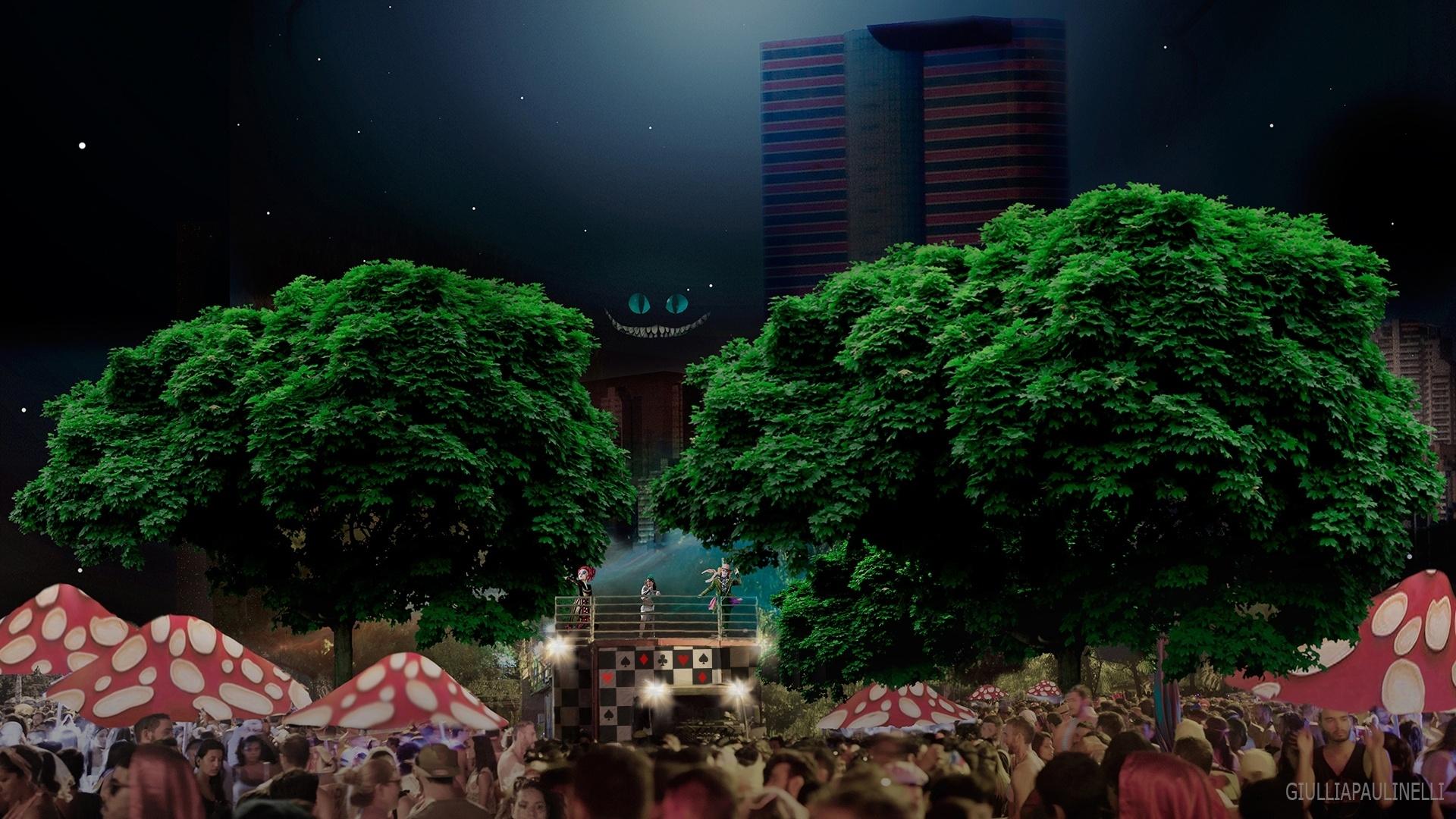 Trio que Anda Só - Bloco Chá de Alice - Giullia Paulinelli