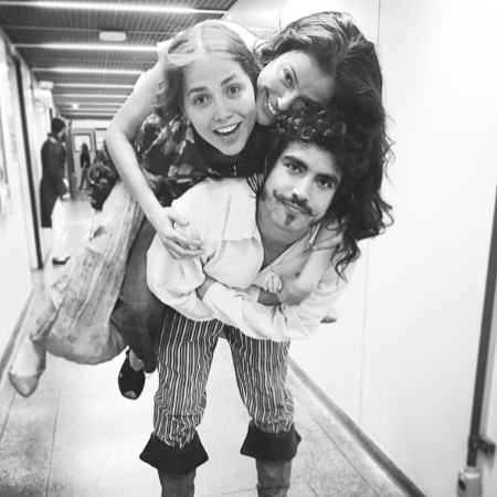 Agatha Moreira com Letícia Colin e Caio Castro - Reprodução/Instagram/agathaamoreiraa