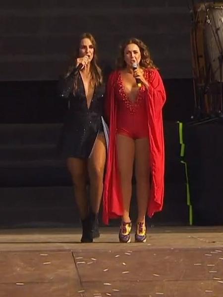 Ivete Sangalo e Daniela Mercury no Rock in Rio Lisboa - Reprodução/Multishow