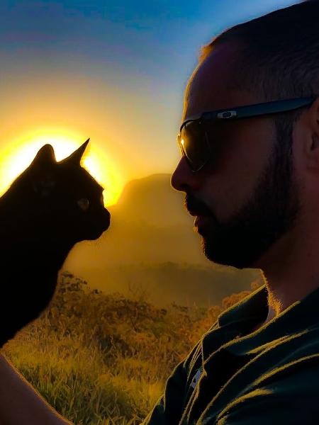 Anderson Gonsales é adestrador dos gatos de "O Sétimo Guardião" - Patricia Rober/Divulgação - Patricia Rober/Divulgação