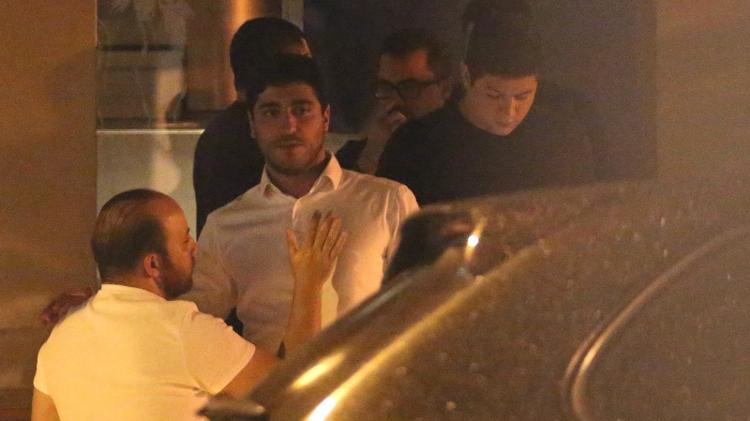 Thiago Magalhães deixa restaurante com Xand Avião e amigos no Rio - Thiago Martins/Ag.News - Thiago Martins/Ag.News