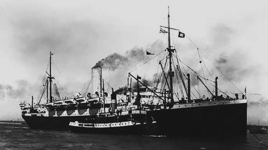 Demerara zarpou de Liverpool no dia 15 de agosto de 1918 e aportou no Recife, em 9 de setembro - Cia das Letras
