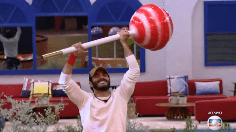 BBB 21: Rodolffo se salva do paredão na prova bate e volta - Reprodução/Globoplay