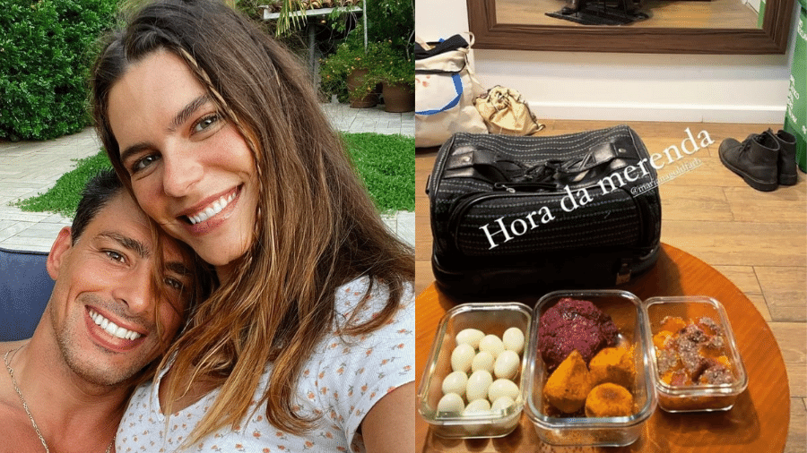 Mariana Goldfarb preparou uma marmita para o marido, Cauã Reymond, com 12 ovos - Reprodução/Instagram
