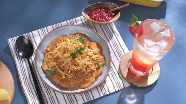 Prato trivial com gostinho de Pantanal é coroado por mandioca palha - UOL/Nossa - UOL/Nossa