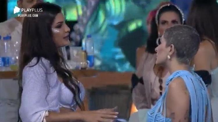 A Fazenda 2021: Marina Ferrari critica Rico em conversa com Lary Bottino - Reprodução/Playplus - Reprodução/Playplus