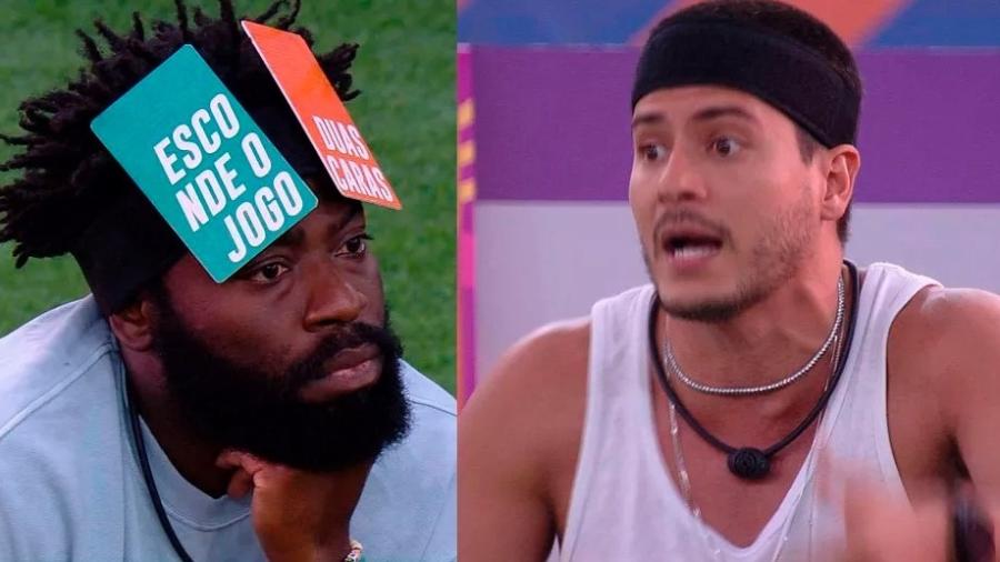 BBB 22: Arthur Aguiar e Douglas Silva foram os mais citados no jogo da discórdia da última semana - Reprodução/Globoplay