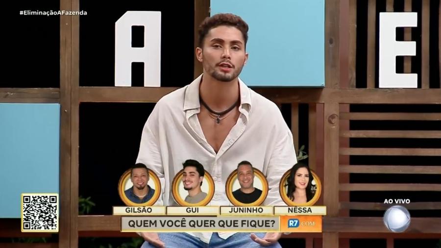 A Fazenda 16: Gui durante noite da segunda roça especial