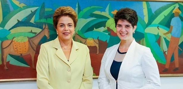 Dilma Rousseff e Mariana Godoy se encontraram no Palácio do Planalto na terça (21)