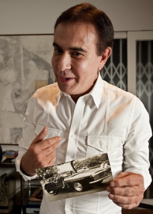 Amaury Jr. mostra foto sua antiga tirada no final da decada de 1960 - Folhapress