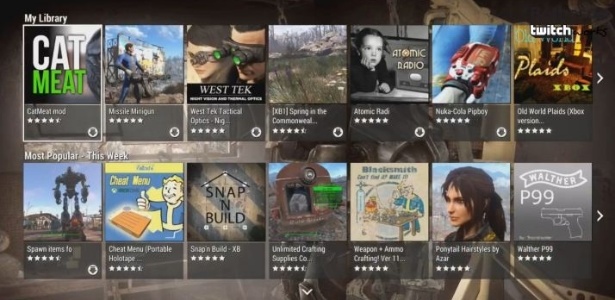 Os "mods" de "Fallout 4" poderão ser selecionados através da página Bethesda.net - Reprodução